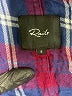 Rails 100% Rayon Plaid Burgundy Long Sleeve Blouse Size S - photo 7
