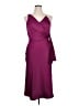 Sam Edelman 100% Polyester Burgundy Cocktail Dress Size 14 - photo 1