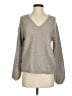 Ann Taylor LOFT Metallic Silver Pullover Sweater Size S - photo 1