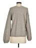 Ann Taylor LOFT Metallic Silver Pullover Sweater Size S - photo 2