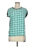 MAX 100% Polyester Teal Short Sleeve Top Size UK 10 / US 6 - photo 1