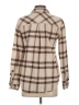 Thread & Supply 100% Cotton Plaid Tan Long Sleeve Button-Down Shirt Size S - photo 2