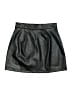 SPANX Solid Black Faux Leather Skirt Size XS - photo 2