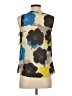 Ann Taylor LOFT 100% Polyester Blue Sleeveless Blouse Size XS - photo 2