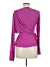 Atlein Collective 100% Polyester Purple Long Sleeve Blouse Size 2 - photo 2