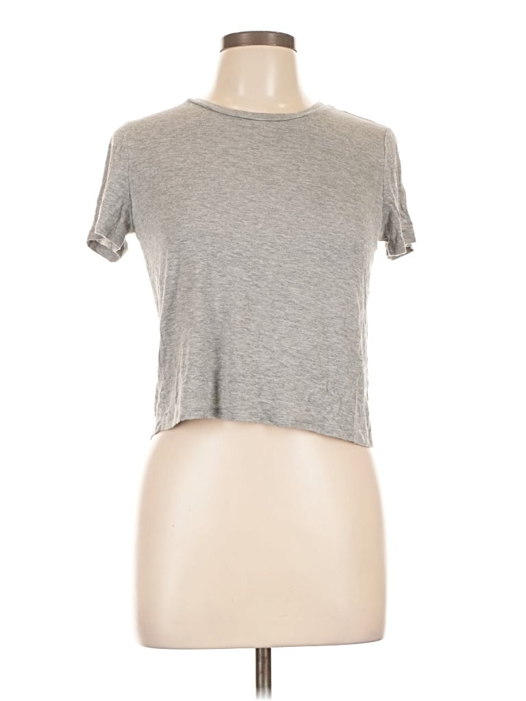 Pre-owned Papaya Short Sleeve T-shirt In Gray