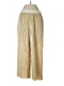Elevenses 100% Polyester Metallic Gold Casual Pants Size S - photo 1