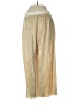 Elevenses 100% Polyester Metallic Gold Casual Pants Size S - photo 2
