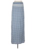 Max Studio Print Blue Casual Skirt Size L - photo 1