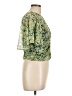 Saunders Collective 100% Polyester Green Short Sleeve Blouse Size L - photo 4