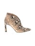 Vince Camuto Animal Print Tan Ankle Boots Size 8 1/2 - photo 1