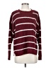 American Eagle Outfitters Stripes Burgundy Pullover Sweater Size S - photo 1