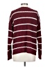 American Eagle Outfitters Stripes Burgundy Pullover Sweater Size S - photo 2