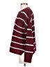 American Eagle Outfitters Stripes Burgundy Pullover Sweater Size S - photo 5