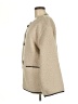 H&M 100% Polyester Ivory Coat Size M - photo 5
