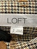 Ann Taylor LOFT Houndstooth Gray Casual Pants Size 2 - photo 6