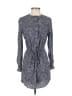 Gap 100% Rayon Paisley Gray Casual Dress Size XS - photo 1