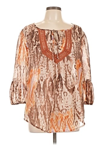 Katherine New York 3/4 Sleeve Blouse (view 1)