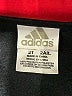 Adidas 100% Polyester Stripes Red Track Jacket Size 2T - photo 3
