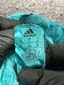 Adidas 100% Polyester Tie-dye Teal Windbreaker Size S - photo 6