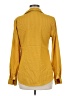 Unbranded 100% Polyester Yellow Long Sleeve Blouse Size M - photo 2