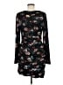 Slate & Willow Print Black Cocktail Dress Size 8 - photo 2