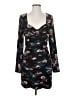 Slate & Willow Print Black Cocktail Dress Size 2 - photo 1