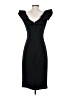 JS Collections Solid Black Cocktail Dress Size 2 - photo 2