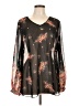 CAbi 100% Polyester Black Long Sleeve Blouse Size L - photo 1