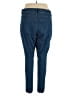 Hue Solid Blue Jeggings Size 2X - photo 2