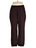 Eddie Bauer 100% Polyester Solid Burgundy Casual Pants Size 14 - photo 1