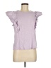 Express Purple Short Sleeve Top Size M - photo 1