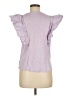 Express Purple Short Sleeve Top Size M - photo 2