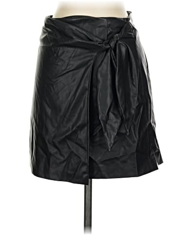 Pookie & Sebastian Faux Leather Skirt (view 1)