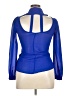 Charlotte Russe 100% Polyester Blue 3/4 Sleeve Blouse Size 1X - photo 2