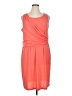 Avon 100% Polyester Solid Orange Cocktail Dress Size 1X - photo 1