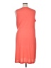 Avon 100% Polyester Solid Orange Cocktail Dress Size 1X - photo 2