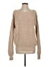 Some Days Lovin 100% Cotton Solid Tan Pullover Sweater Size XS - photo 1