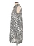 Assorted Brands Animal Print Silver Casual Dress Size L - photo 5