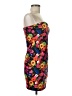 Shein Floral Black Cocktail Dress Size 6 - photo 4