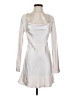 Saints + Secrets 100% Polyester Metallic Silver Cocktail Dress Size XS - photo 1
