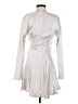Saints + Secrets 100% Polyester Metallic Silver Cocktail Dress Size XS - photo 2