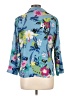 Jordan 100% Polyester Blue 3/4 Sleeve Blouse Size L - photo 2