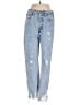 GRLFRND 100% Cotton Hearts Blue Jeans Size 23 waist - photo 1