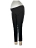 Isabel Maternity Solid Black Active Pants Size 10 - photo 1