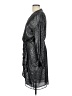 Pinko Metallic Silver Cocktail Dress Size 10 - photo 5