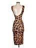 Unbranded Animal Print Brown Cocktail Dress Size XS - photo 2