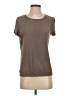 Max Studio Specialty Products Brown Short Sleeve Top Size S - photo 1