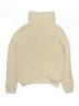 Zara Solid Ivory Turtleneck Sweater Size 13 - 14 - photo 2