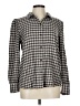 Rails Houndstooth Gray Black Long Sleeve Blouse Size L - photo 1